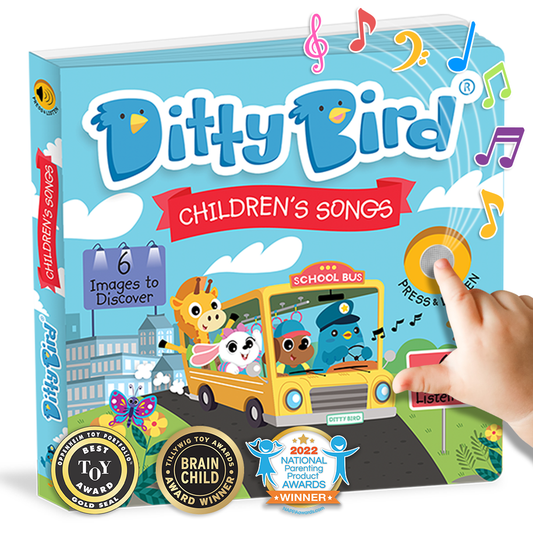 Ditty Bird Sound Book: Children’s Songs Ages 1–3 –BESTSELLER