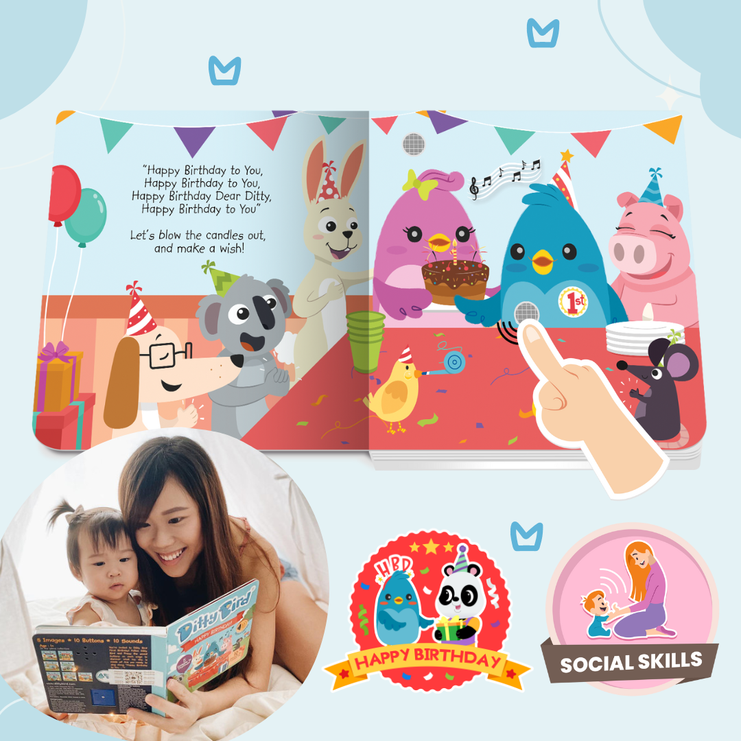 Birthday Book | Ditty Bird : Happy Birthday (Gift&Card)