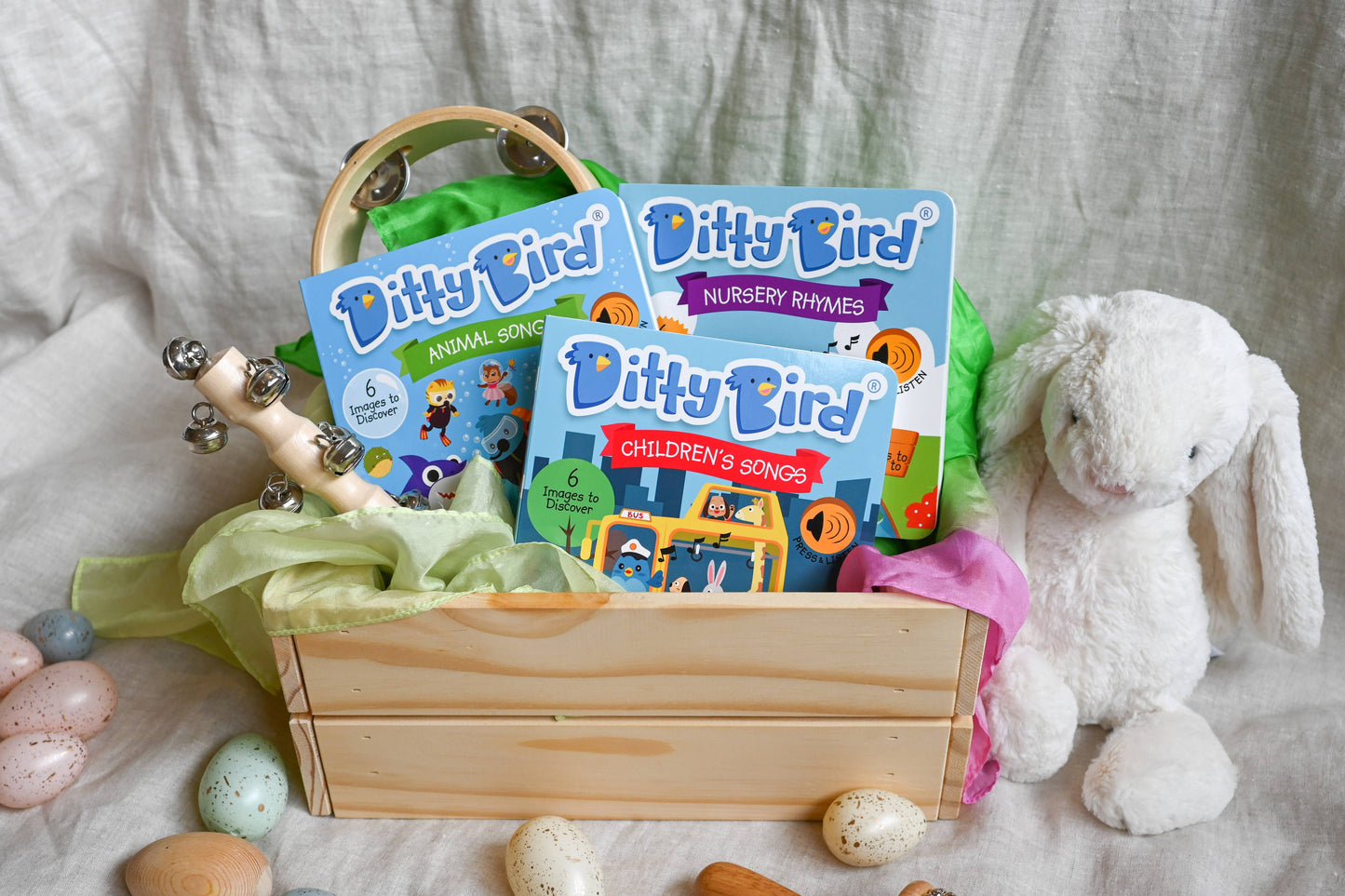 Ditty Bird Book:Animal songs incl.Baby Shark- BESTSELLER