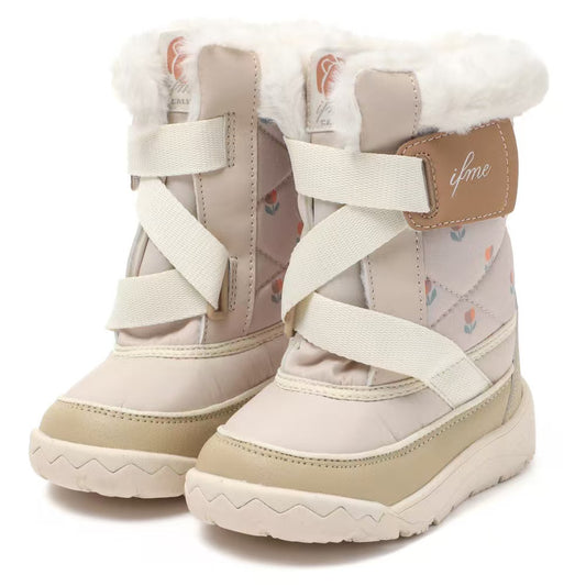 Ifme CALlN Tulip Print Boa Boots