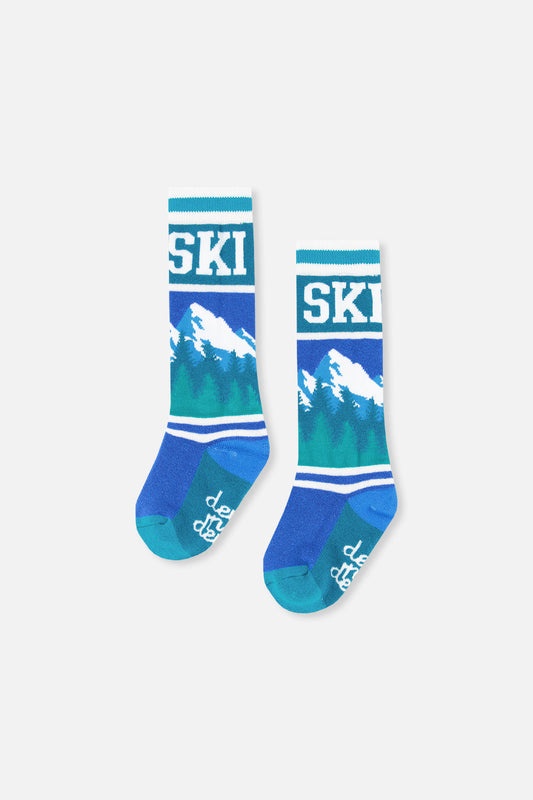 Baby Ski Socks Dark Blue