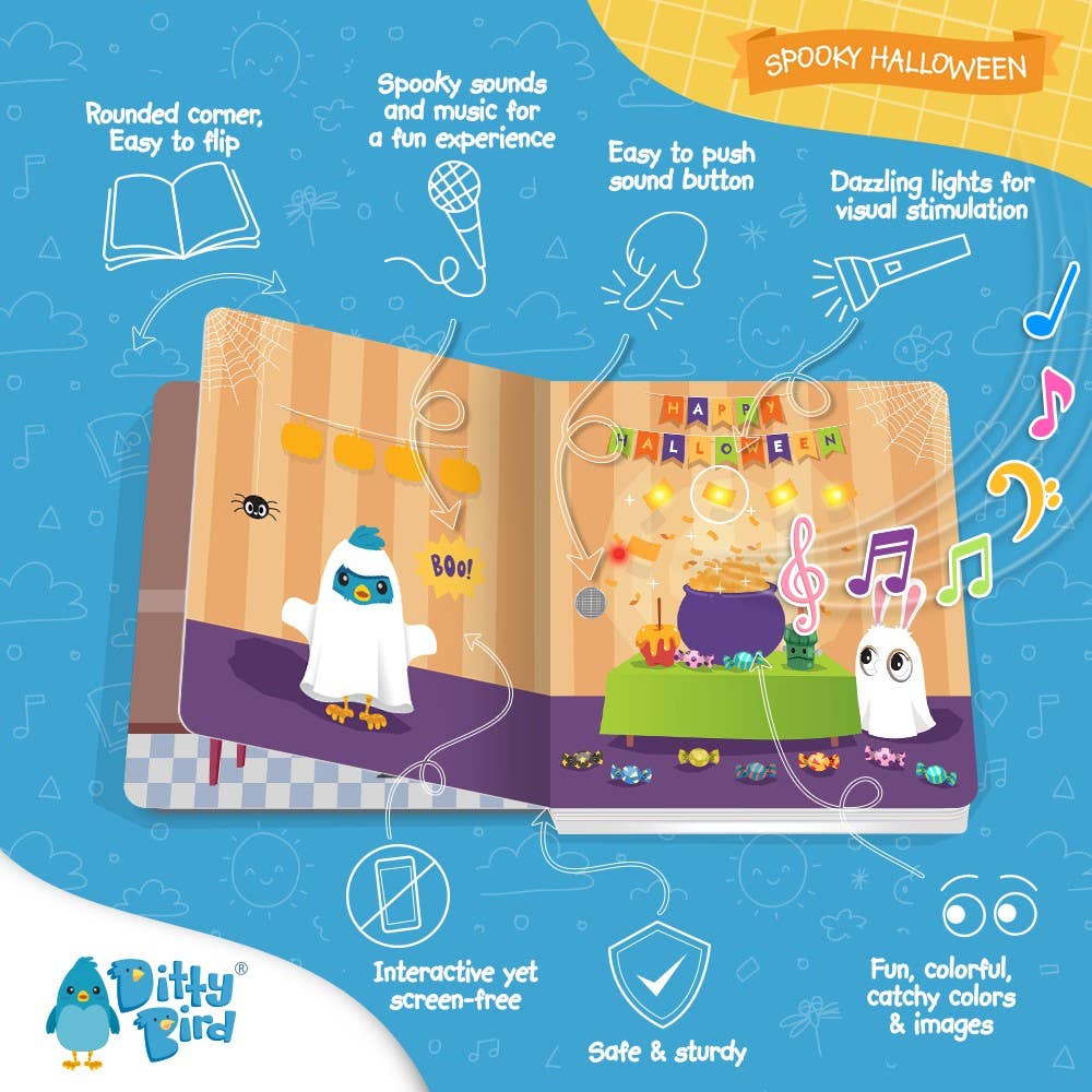 Ditty Bird Book: Spooky Halloween - Best Toys Halloween