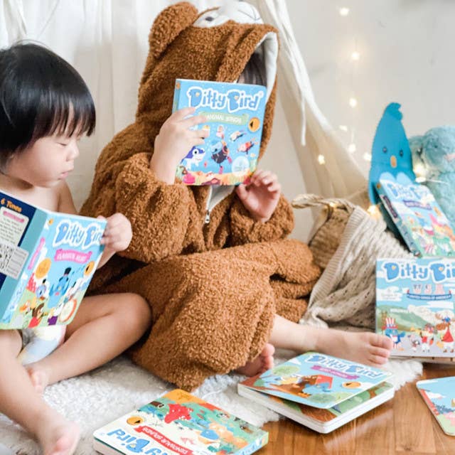 Ditty Bird Book:Animal songs incl.Baby Shark- BESTSELLER