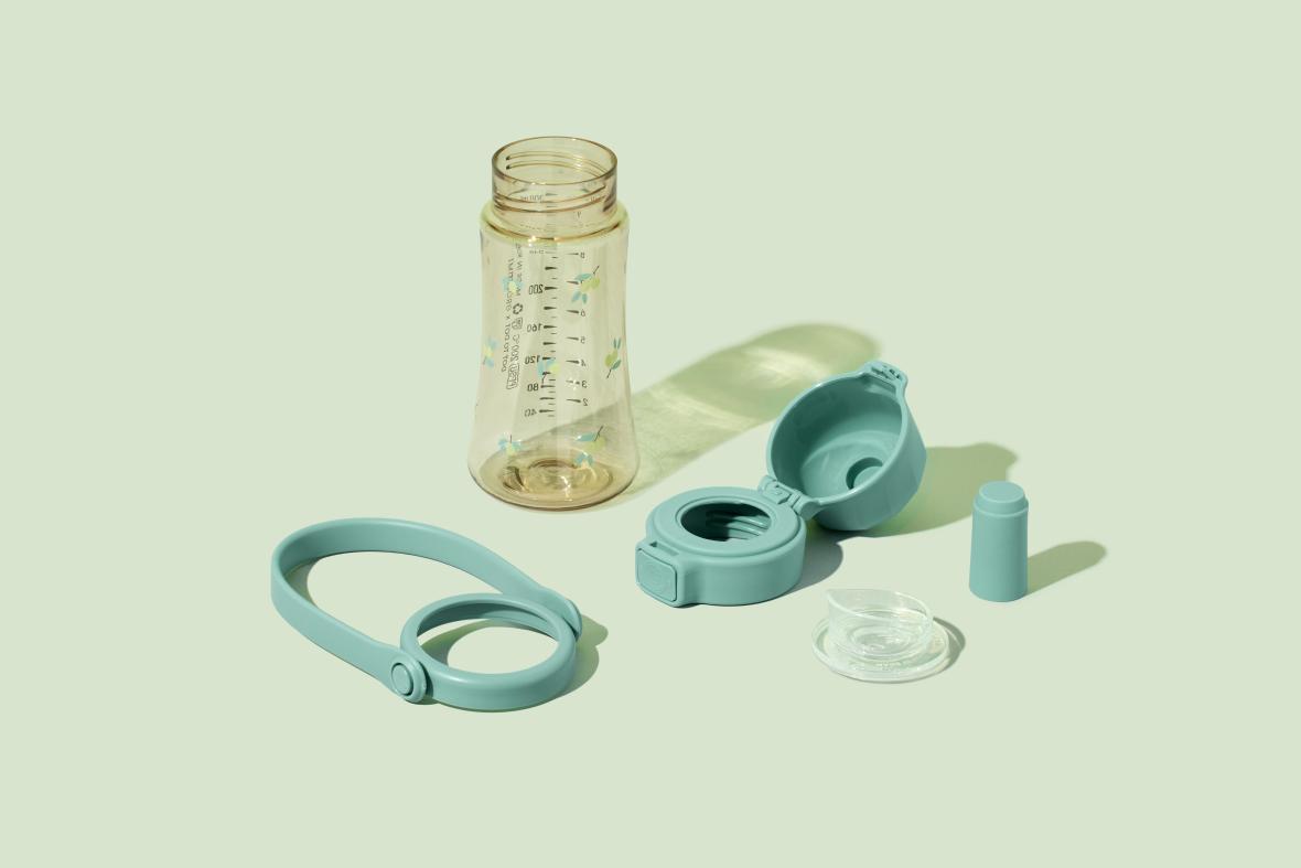 Grosmimi PPSU Kids Tumbler detachable parts including cap silicone tip stopper and hand strap