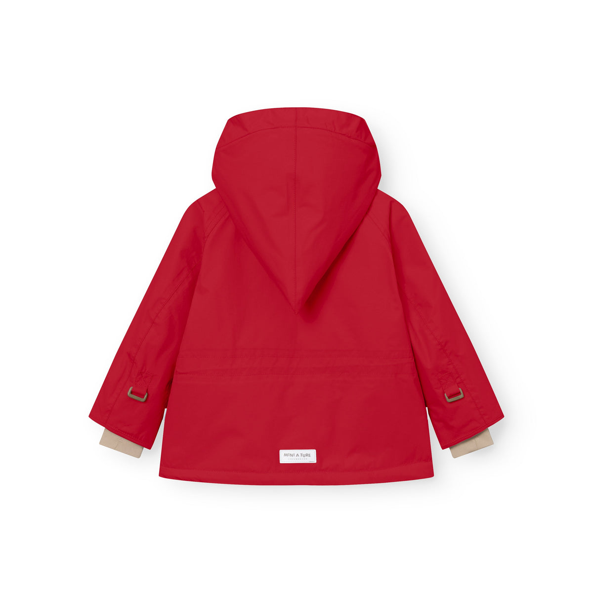 MINI A TURE MATWANG fleece lined winter jacket - Chili Pepper back