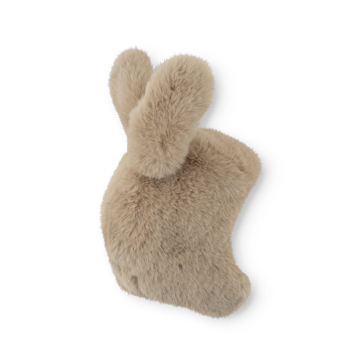 MINI A TURE MATLIEN rabbit fleece lined winter hood - Grey Brown side