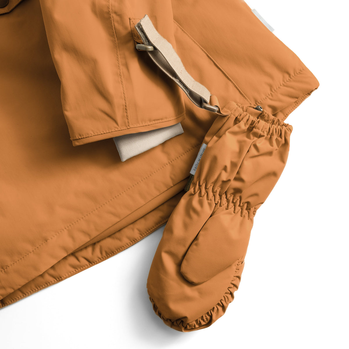 MINI A TURE MATCESAR fleece lined mittens - Brown Sugar back