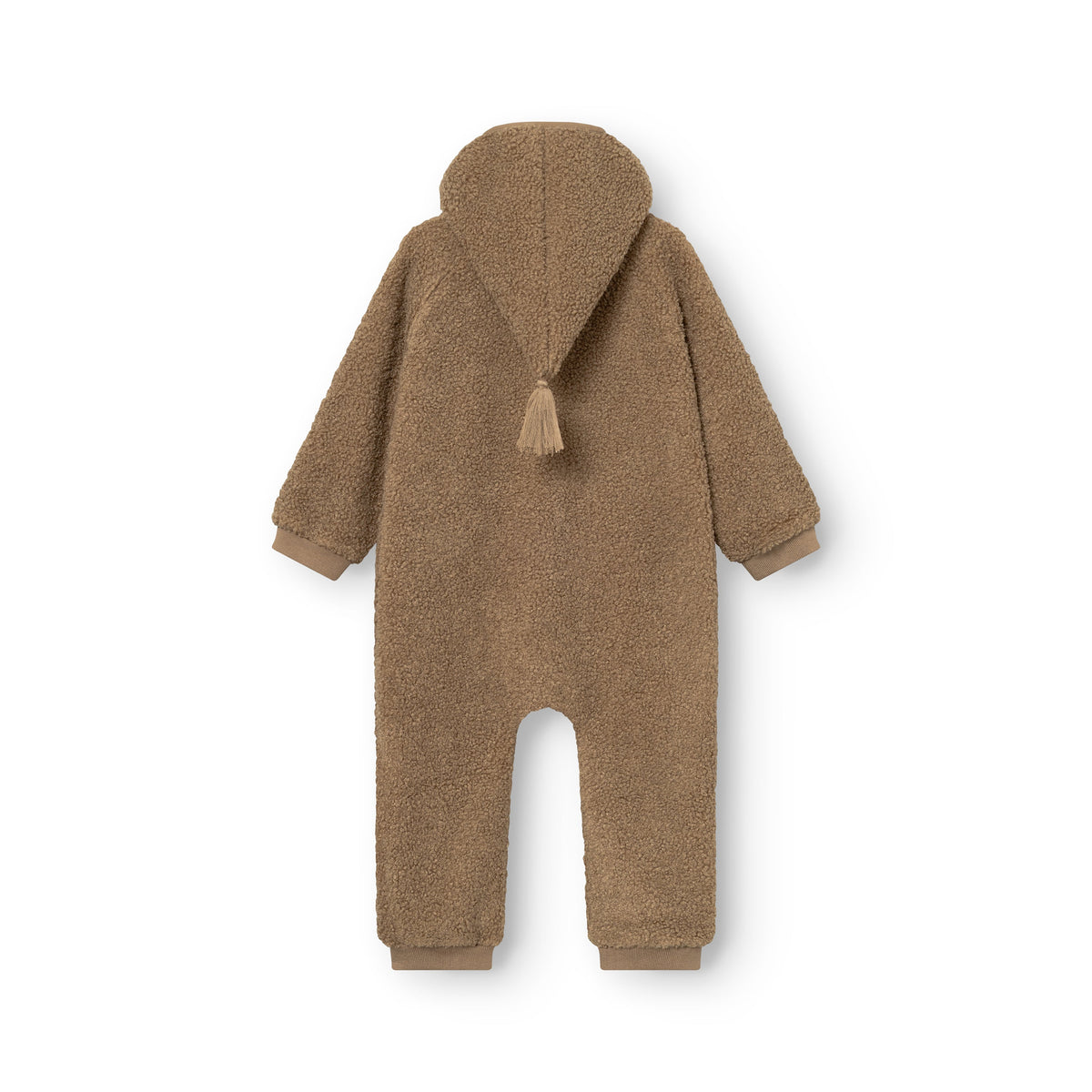 MINI A TURE MATADEL teddyfleece jumpsuit - Otter Brown back