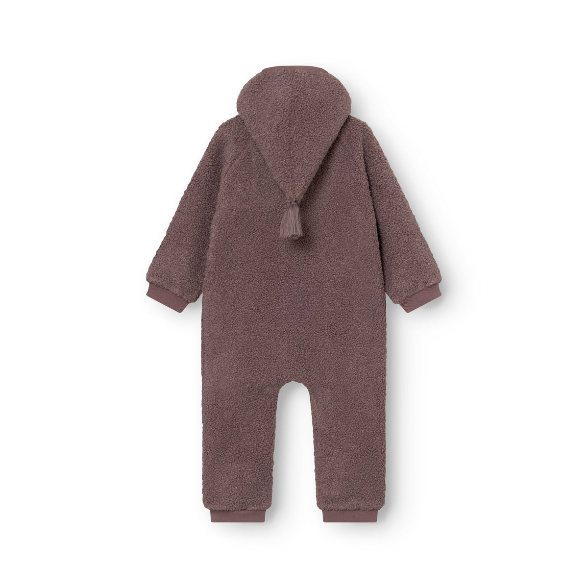 MINI A TURE MATADEL teddyfleece jumpsuit - Peppercorn Plum back