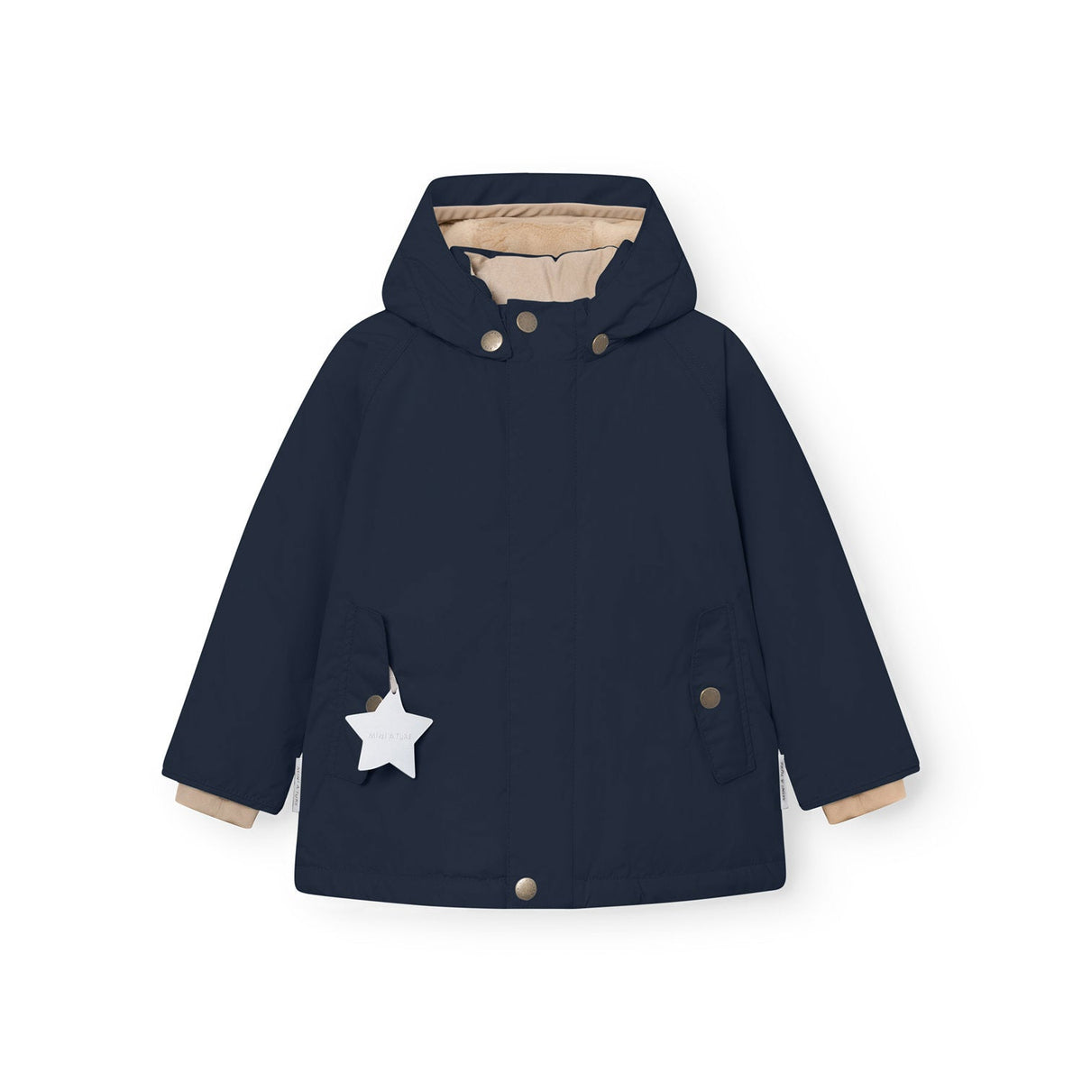 MINI A TURE MATWALLY fleece lined winter jacket - Outer Space front