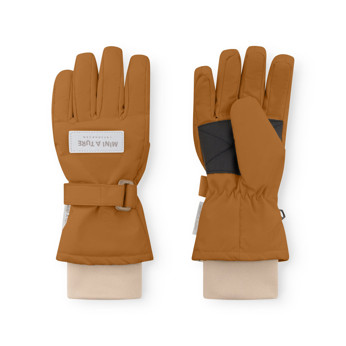 MINI A TURE MATCELIO gloves - Brown Sugar front
