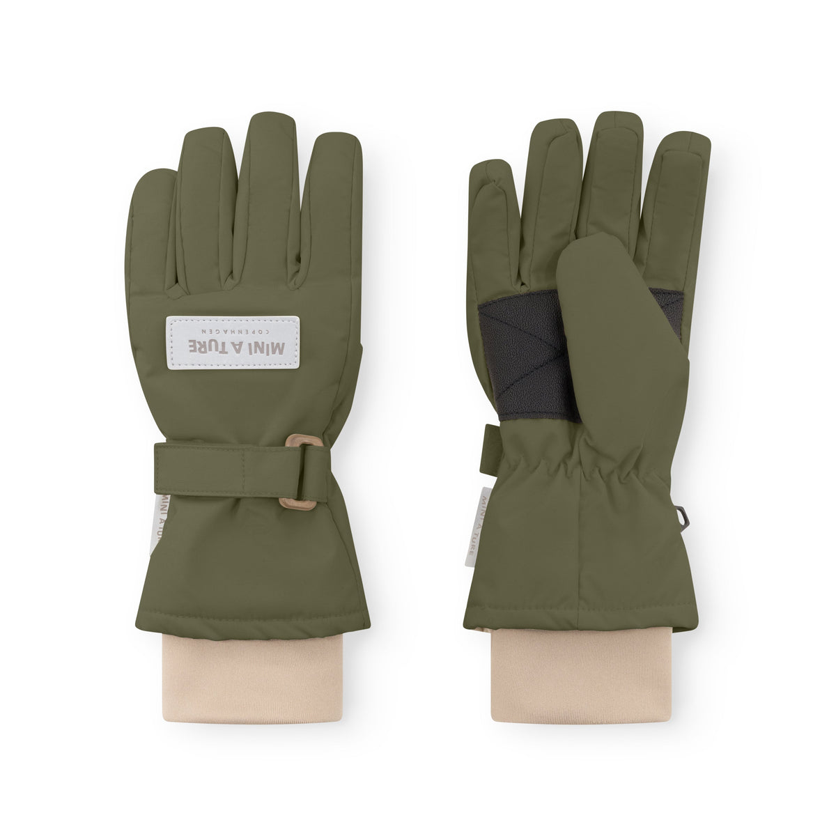 MINI A TURE MATCELIO gloves - Kalamata Green front