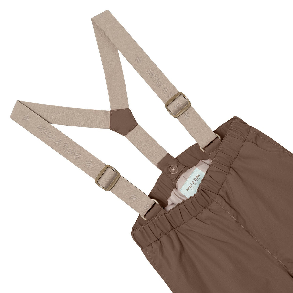 MINI A TURE MATWILAS snow pants - Chestnut Brown detail