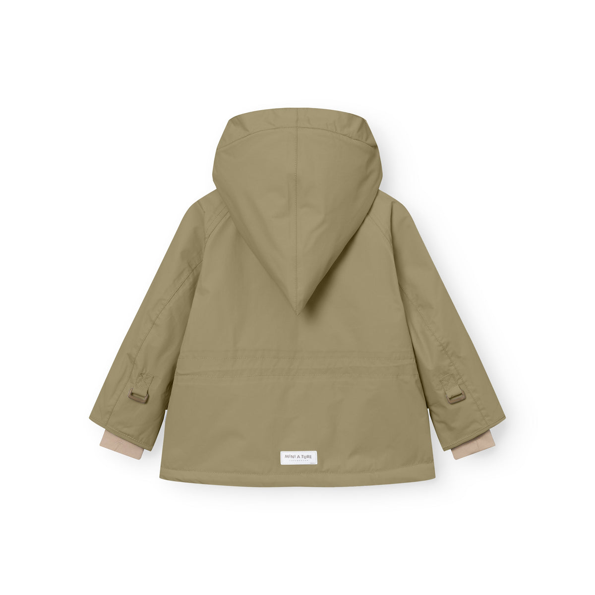 MINI A TURE MATWANG fleece lined winter jacket - Aloe Green back