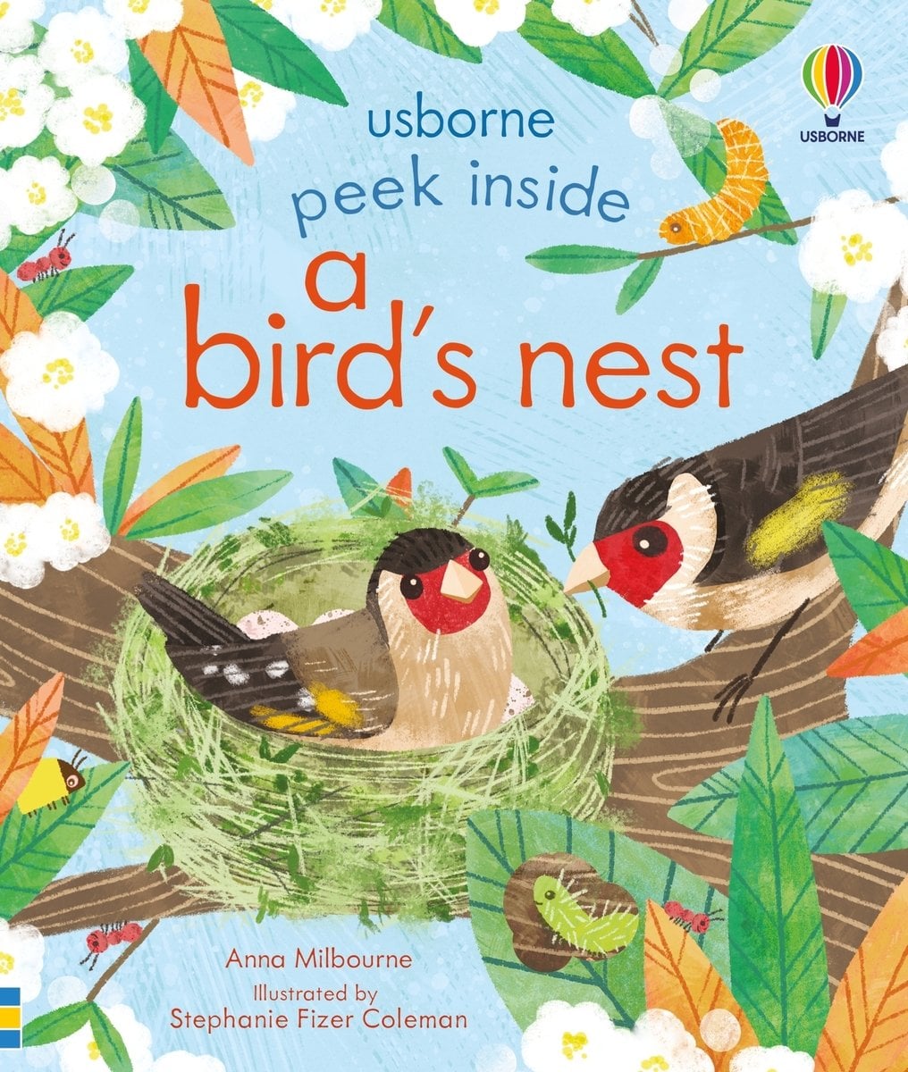 Peek Inside a Bird's Nest — Usborne Peek Inside cover, ISBN 9781836052661