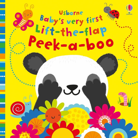 Baby's Very First Lift-the-Flap Peek-a-Boo — Usborne book cover, ISBN 9781805071518