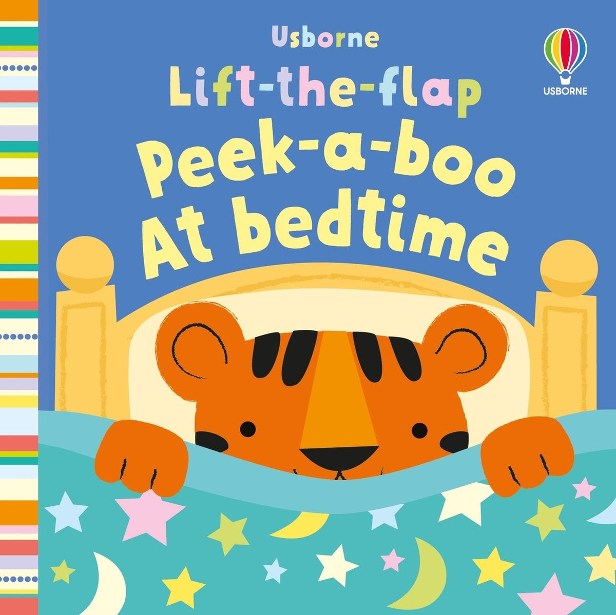 Lift-the-flap Peek-a-boo At Bedtime — Usborne book cover, ISBN 9781805071938