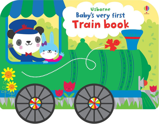 Baby's Very First Train Book — Usborne book cover, ISBN 9781836051992