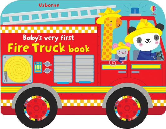 Baby's Very First Fire Truck Book — Usborne book cover, ISBN 9781836052005