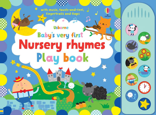 Baby's Very First Nursery Rhymes Playbook — Usborne book cover, ISBN 9781836054689