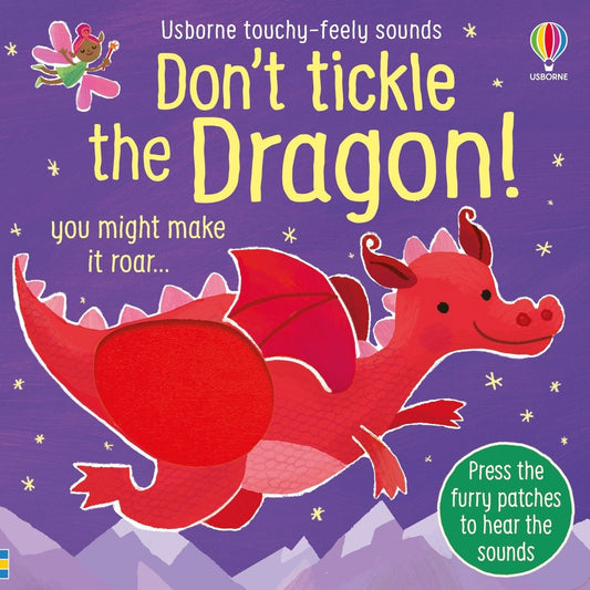 Don't Tickle the Dragon! — Usborne Don't Tickle sound book cover, ISBN 9781805071280