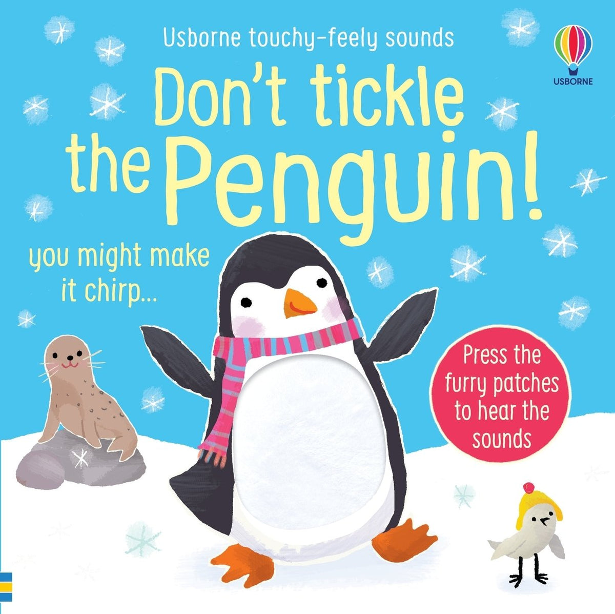 Don't Tickle the Penguin! — Usborne Don't Tickle sound book cover, ISBN 9781805079156