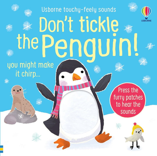 Don't Tickle the Penguin! — Usborne Don't Tickle sound book cover, ISBN 9781805079156