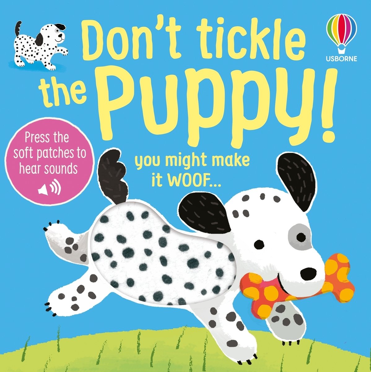 Don't Tickle the Puppy! — Usborne Don't Tickle sound book cover, ISBN 9781836051053