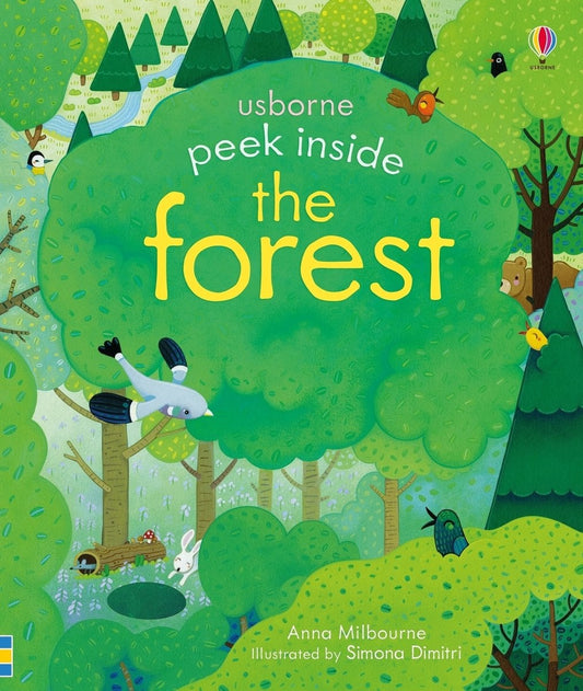 Peek Inside the Forest — Usborne Peek Inside cover, ISBN 9781836051695