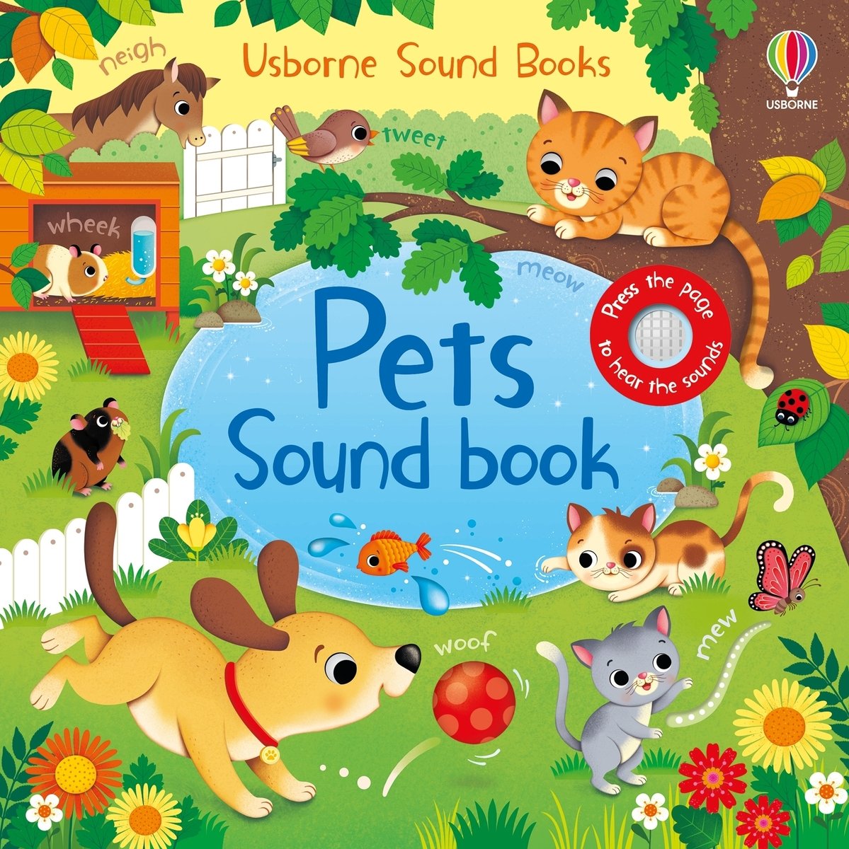 Pets Sound Book — Usborne Sound Book cover, ISBN 9781805071532