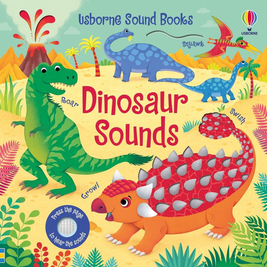 Dinosaur Sounds — Usborne Sound Book cover, ISBN 9781805074656