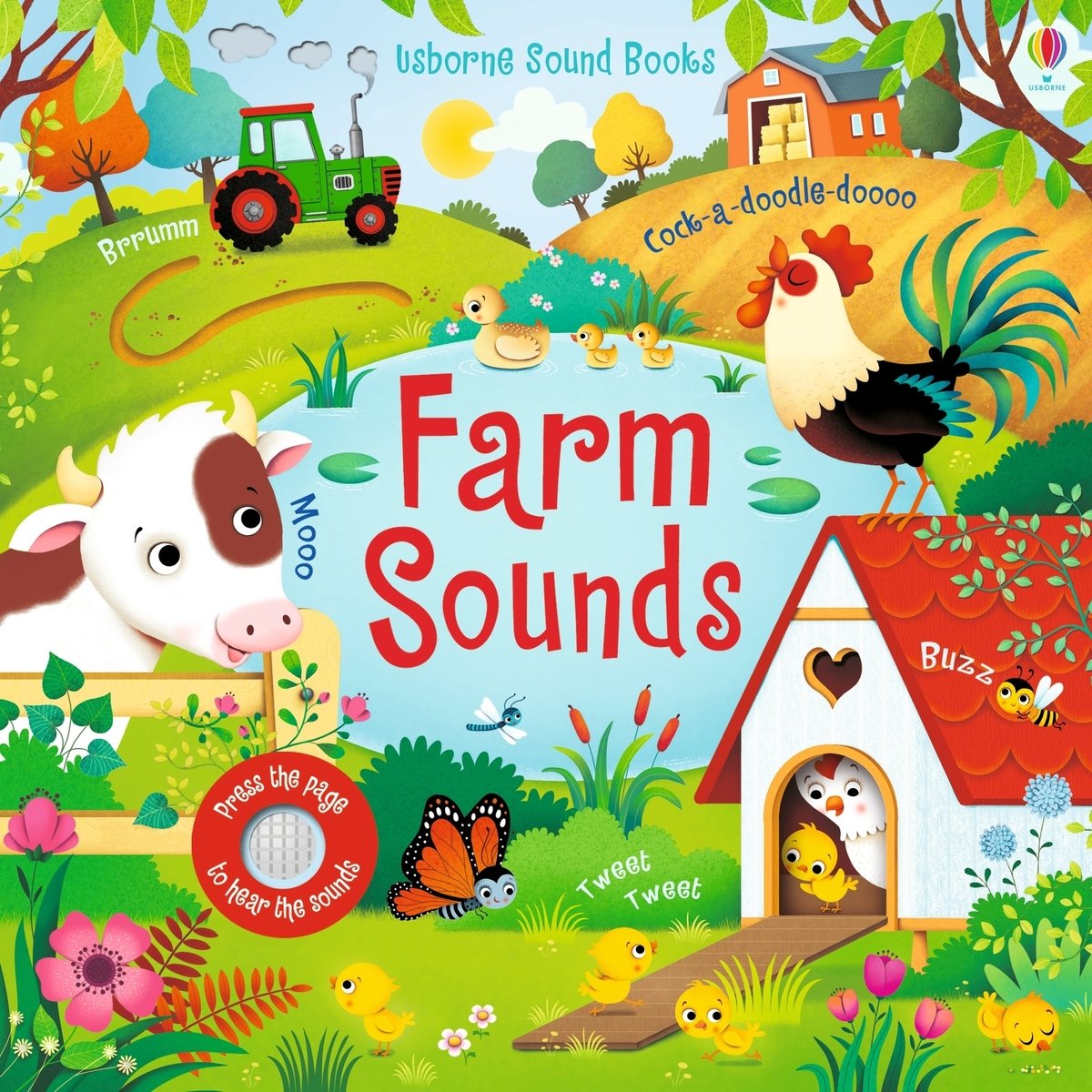Farm Sounds — Usborne Sound Book cover, ISBN 9781805317951