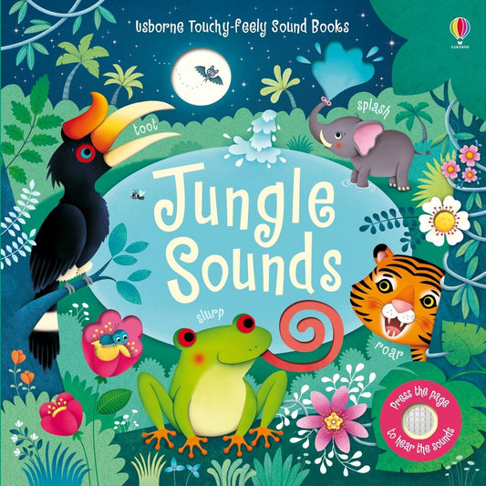 Jungle Sounds — Usborne Sound Book cover, ISBN 9781805318132