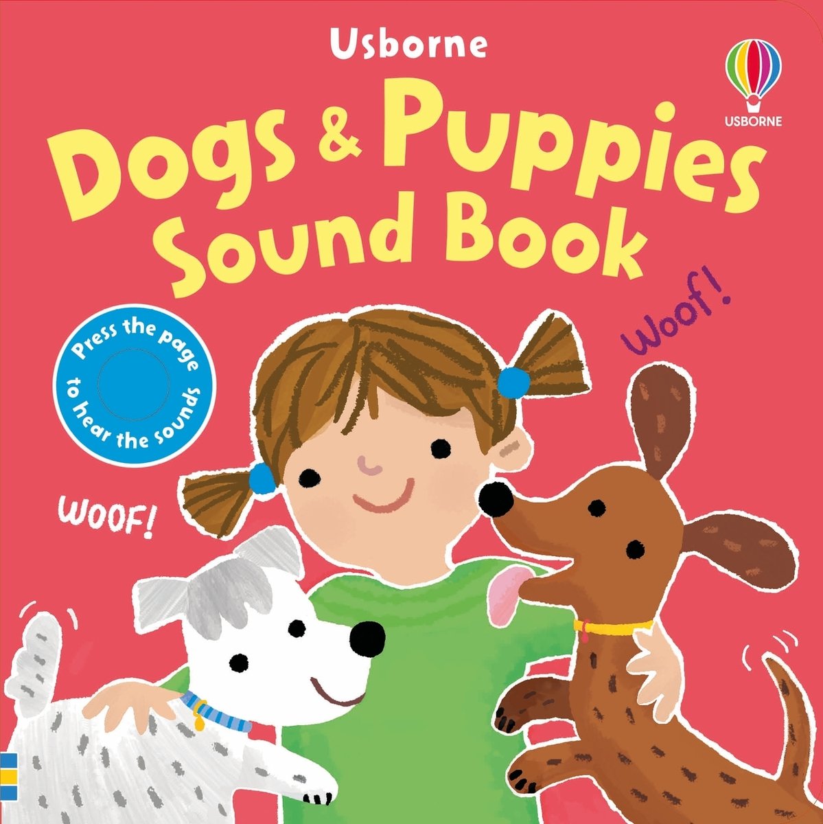 Dogs and Puppies Sound Book — Usborne Sound Book cover, ISBN 9781836052654
