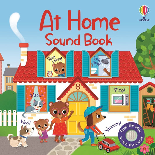 At Home Sound Book — Usborne Sound Book cover, ISBN 9781836054795