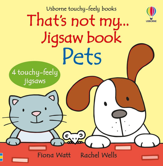 That's not my... jigsaw book: Pets — Usborne That's not my... book cover, ISBN 9781836050810